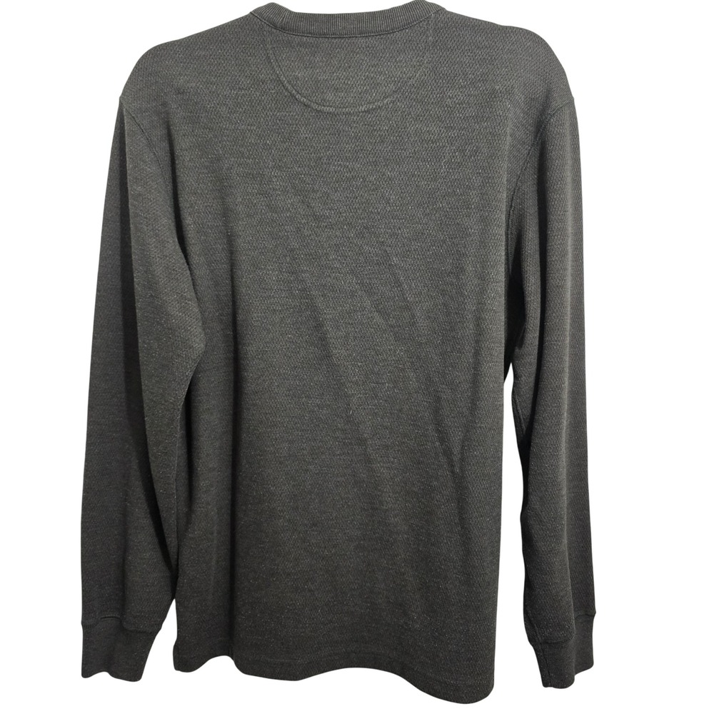 Filson Mens Long Sleeve Thermal Crewneck Shirt Charcoal Gray FCOP021391 Size M - Picture 4 of 6